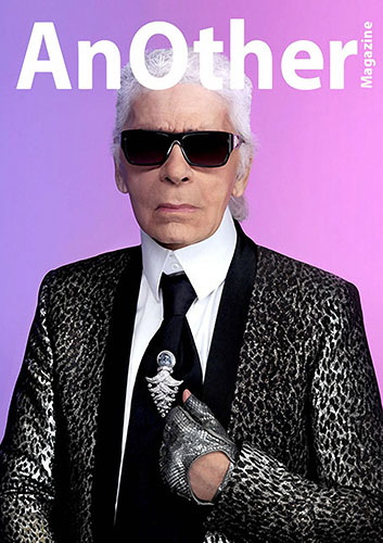 Karl Lagerfeld and AnOther Magazine